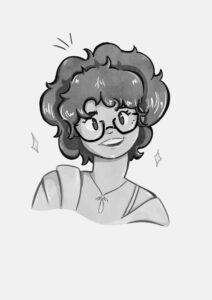 Portrait de l'illustratrice Marie A